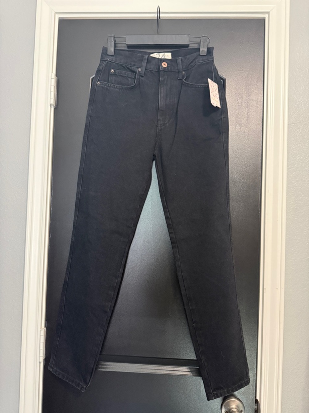 Free People Black High-Rise Jeans
